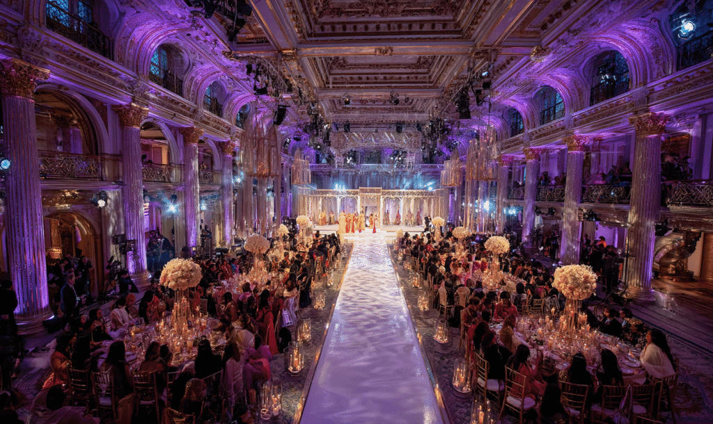 Luxury Indian wedding reception venue