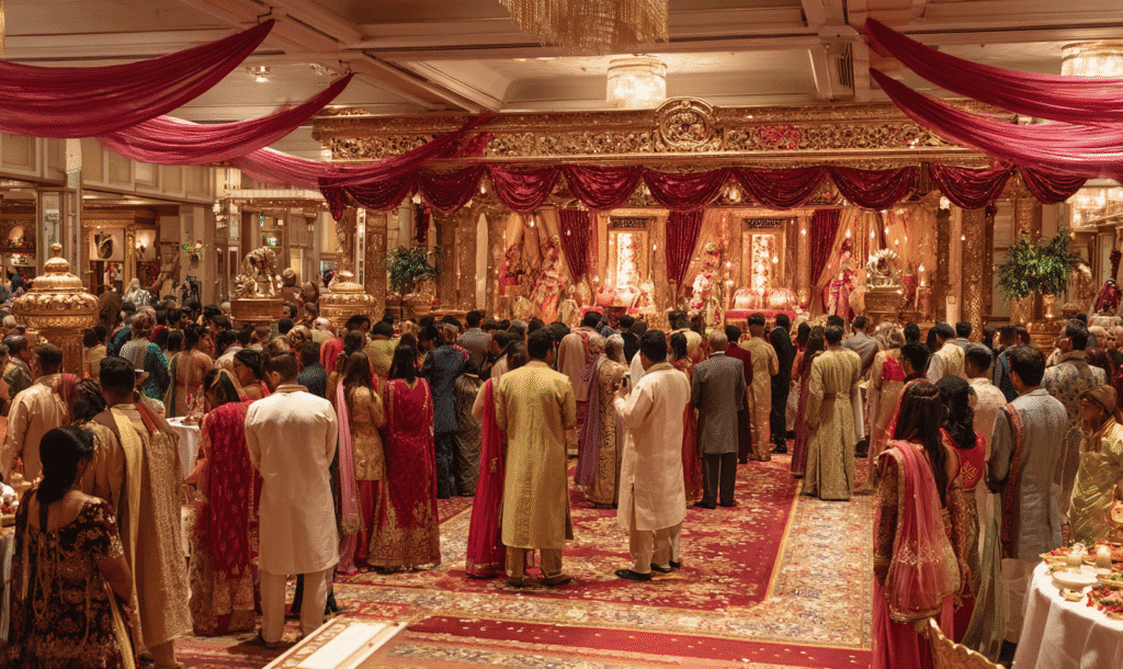 Scene at Indian Wedding