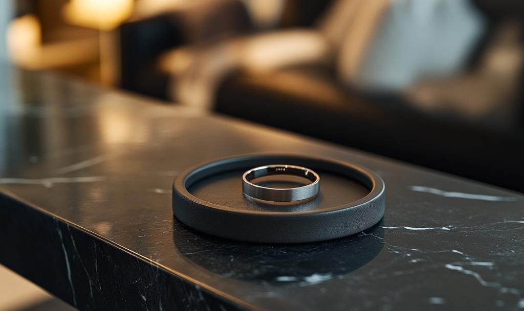 Titanium wedding rings
