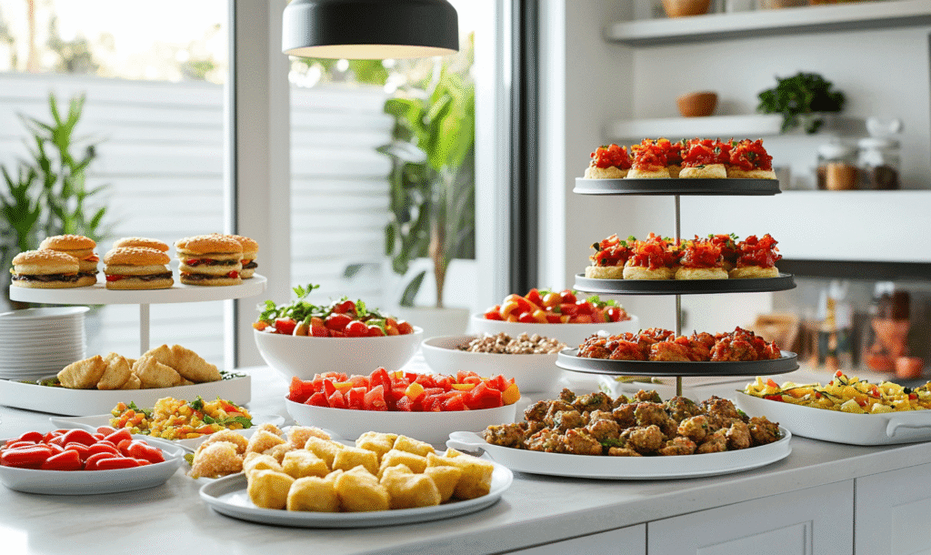 Culturally important party food ideas buffet