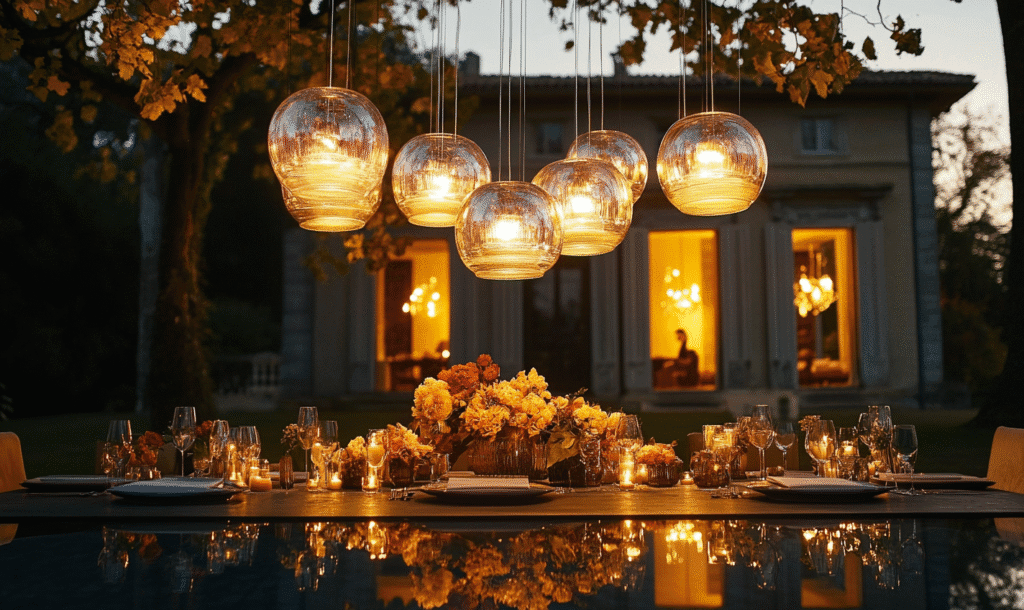 Outdoor party decorations