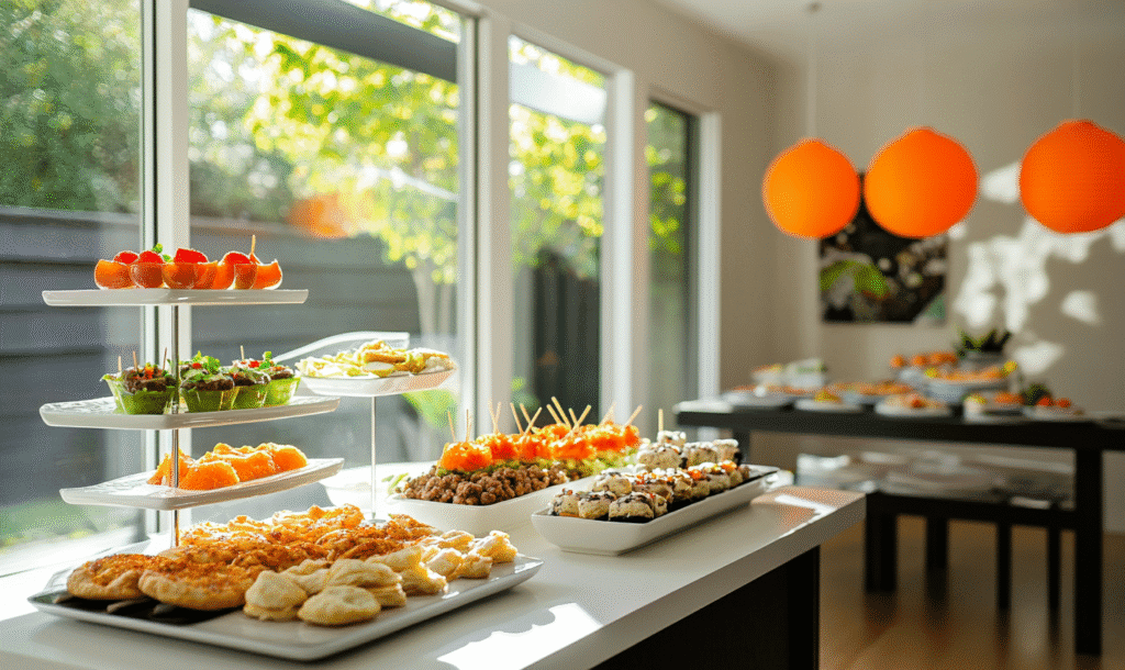 Presenting party food ideas buffet