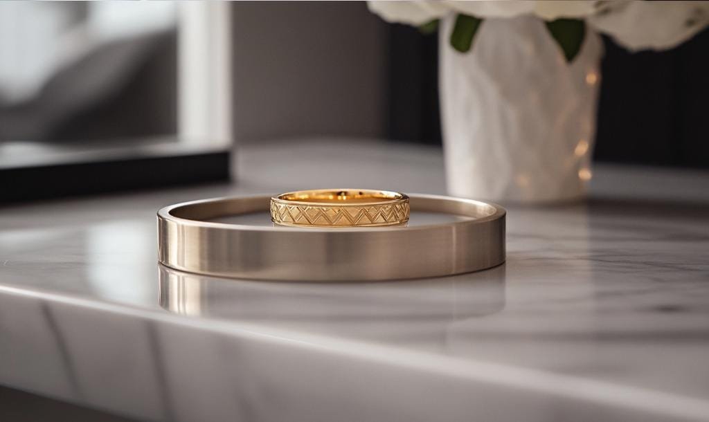 Gold wedding rings for women