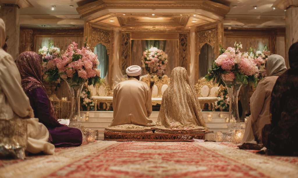 wedding vows in Muslim wedding