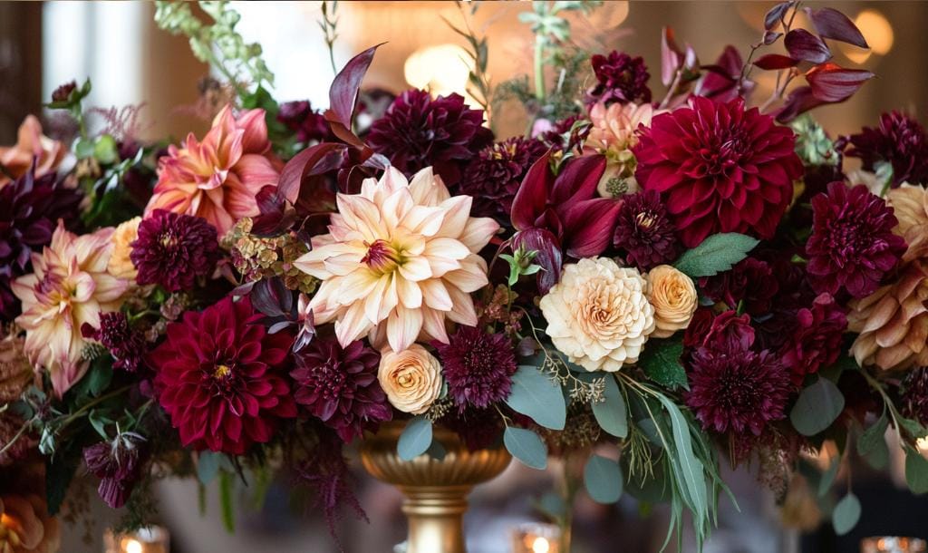 wedding flowers in autumn