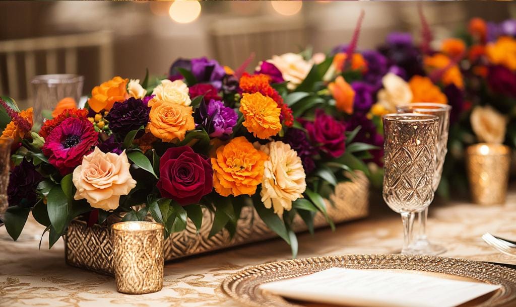 Asian wedding bouquet flowers
