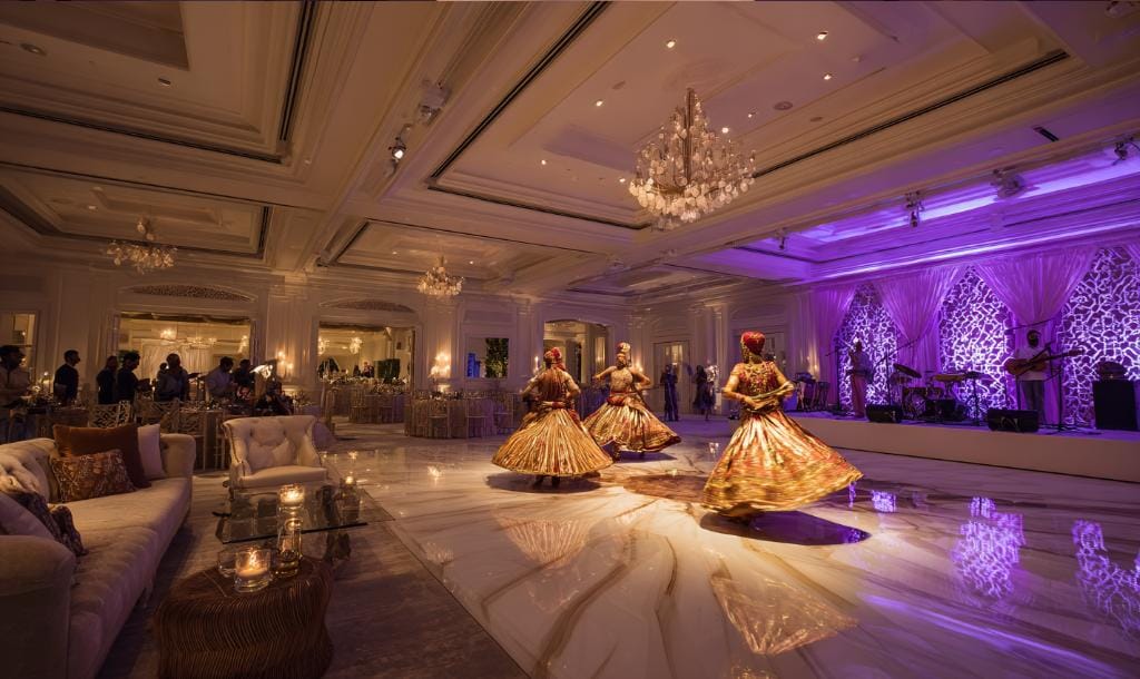 wedding reception outfit for entertainers