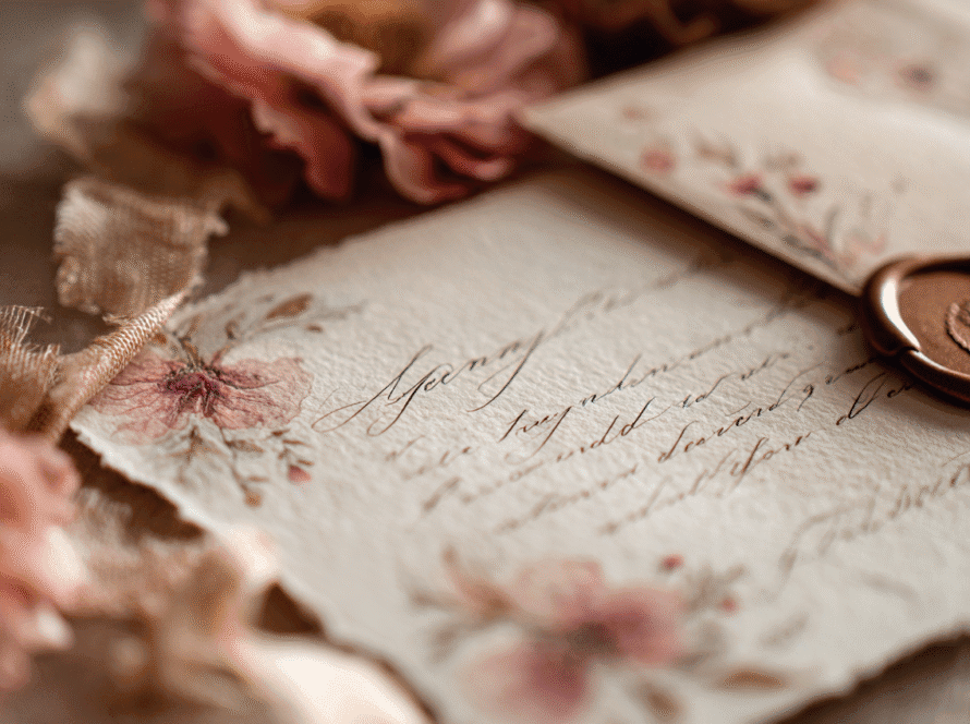 Elegant wedding wishes