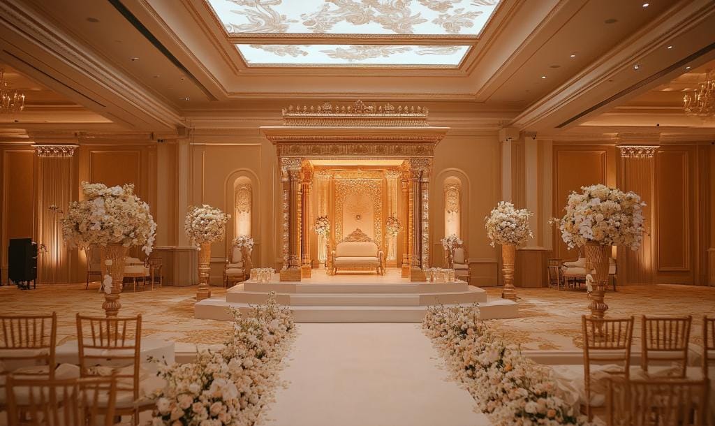 Hindu wedding ceremony venue