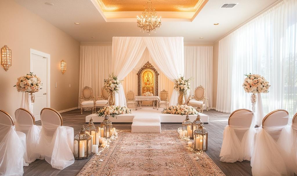 Intimate 50th wedding anniversary event