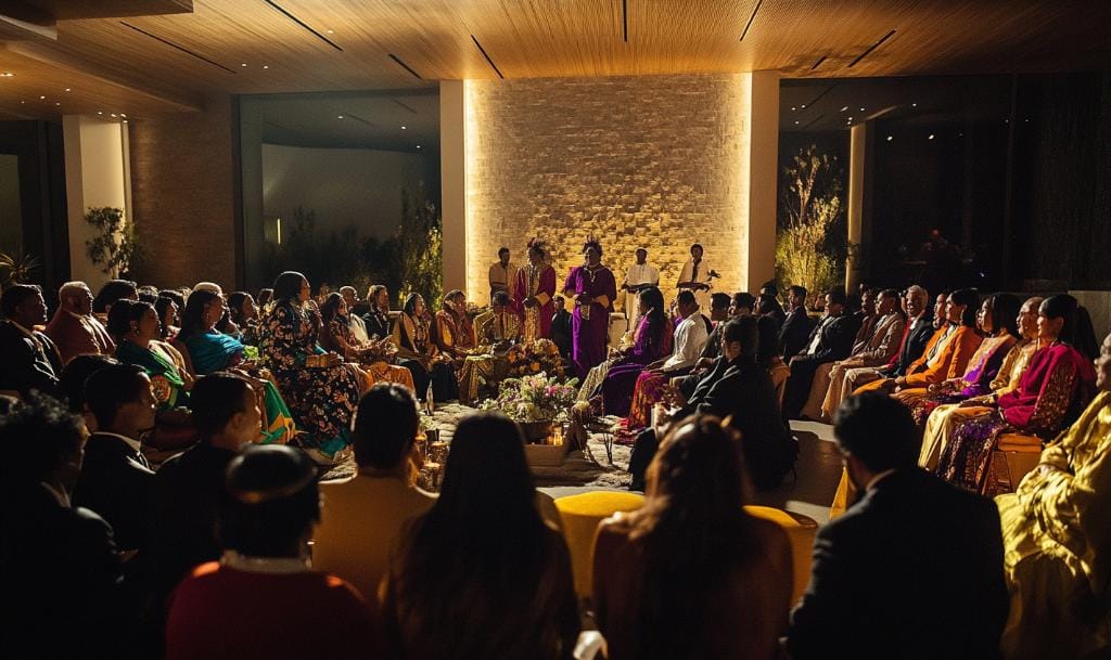 Musicians at Nigerian traditional weddings
