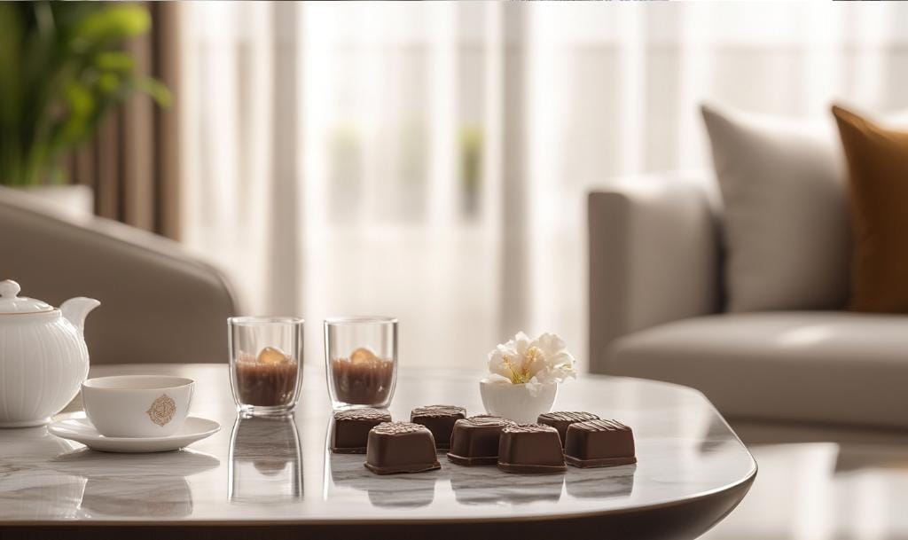 Premium chocolate wedding favours