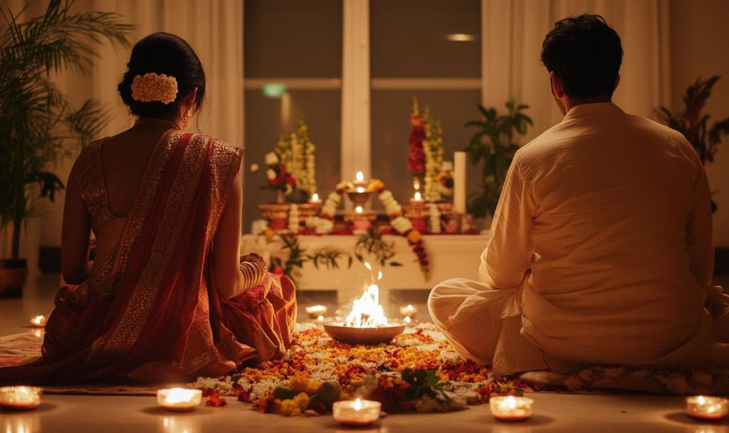 Bespoke Hindu wedding mandap decoration