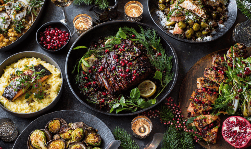 Modern Christmas party food ideas